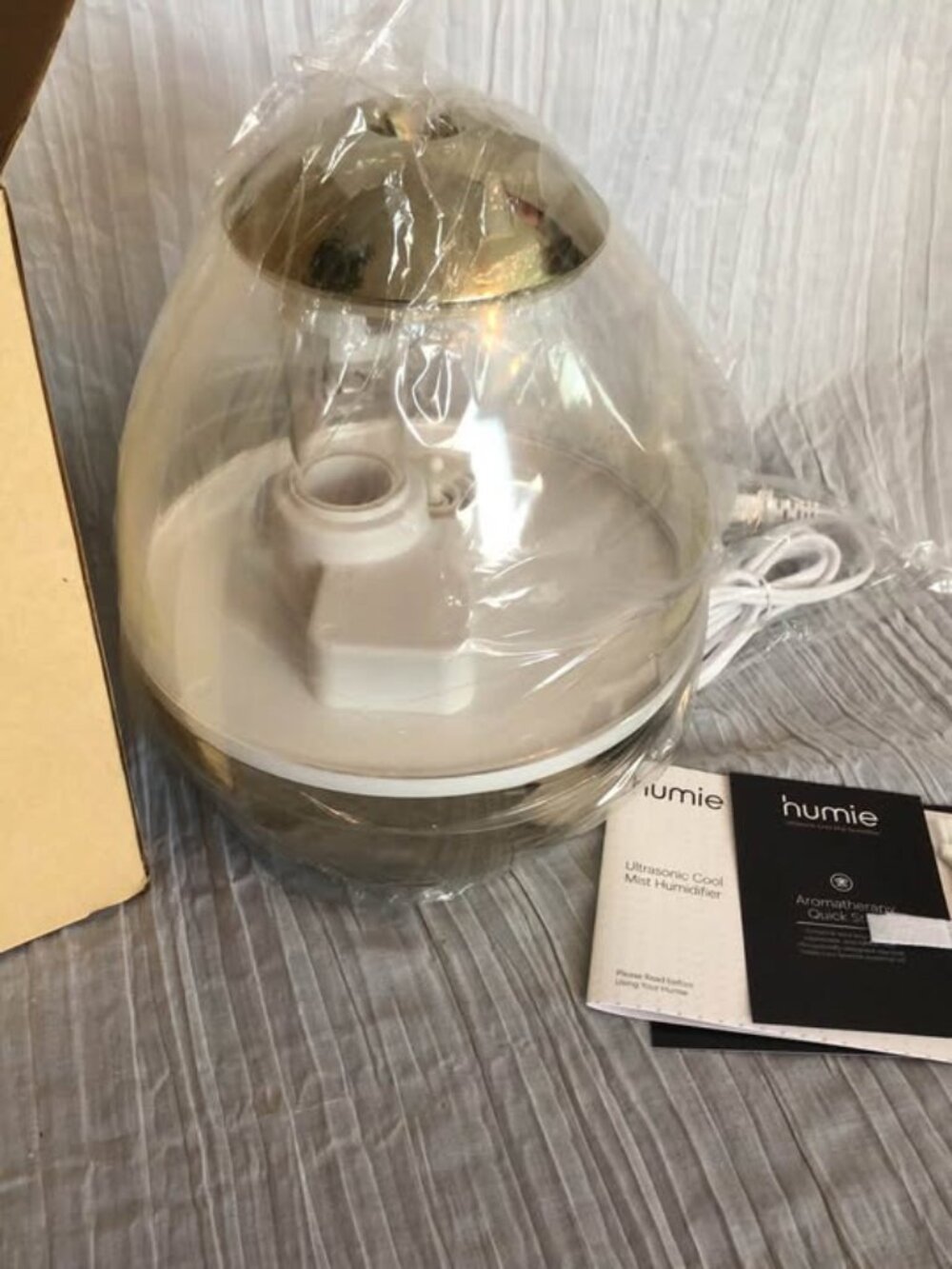 HUMIE ultra cool mist humidifier aromatherapy NEW